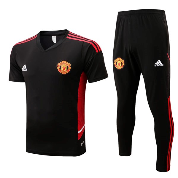 Camiseta Manchester United Conjunto Completo 2022/23 Negro